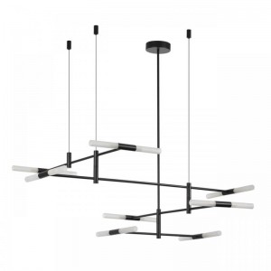 4307/16 HIGHTECH ODL26 Потолочный светильник  черный/акрилл/металл IP20  G9 40W *16 180°  220V SOHO