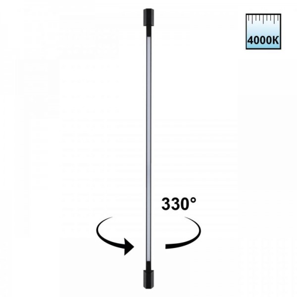 359891 STREET NT25 686 черный Светильник ландшафтный светодиодный IP54 LED 12W 4000К 220-240V VESPERA