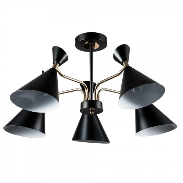 Потолочная люстра Arte Lamp Wellington A2711PL-5BK