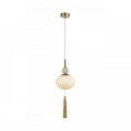 8272/1A NEOCLASSI латунь/бежевый/белый, металл/керамика/стекло Подвес Е14 1*40W 220V GLORIYA