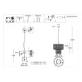 Подвесная люстра Evoluce Rida SLE283203-05