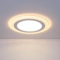 Встраиваемый светодиодный светильник Elektrostandard DLR024 7+3W 4200K a038373