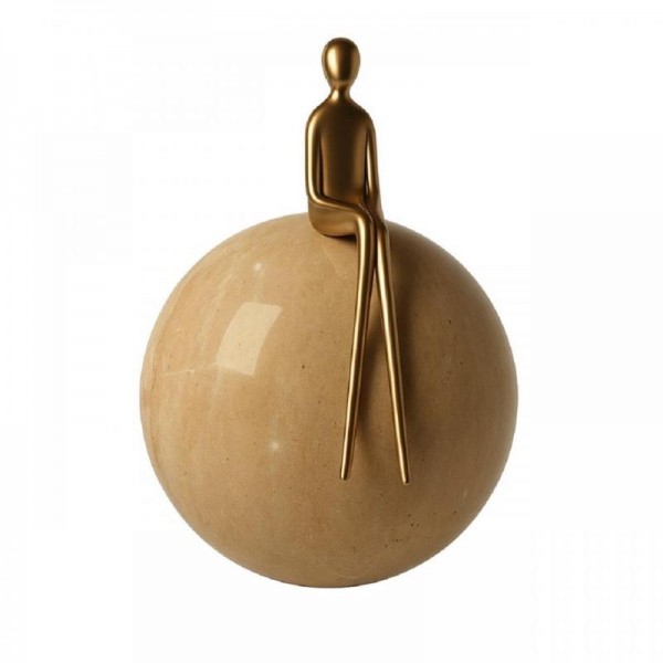 7011/5WLU L-VISION УЦЕНКА ODL25 231 Настенный светильник латунь/камень ГЛЯНЕЦ IP20 LED 1*5W 3000K 220V CONFUCIUS