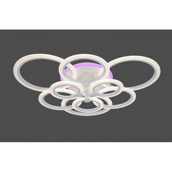 3009/3+3+3 WT+RGB (1) Люстра MN (RL)