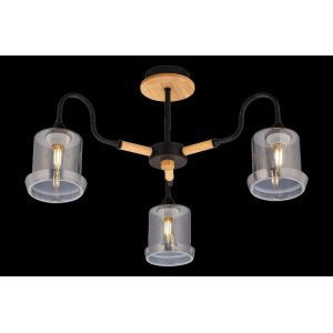 4872/3 BK+WOOD (4) Люстра (RL) 4872/3 BK+WOOD (4) Люстра (RL)