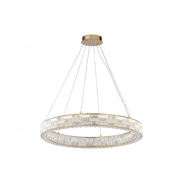 6014E/80W GOLD+CLEAR (1) Люстра NW