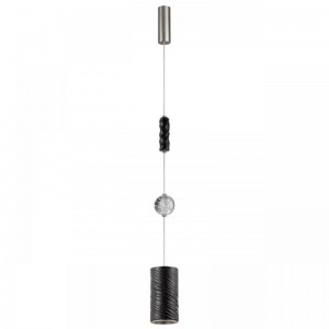 5451/18LB L-VISION ODL_EX26черный/никель/металл/керамика/хрусталь/акрил Подвес LED x 18W 2000К/3000K/4000K/переключ. RIVERA