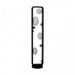 5434/4FB NATURE ODL_EX26 черный/золотистый/хром/металл/акрил/декор металл Уличный наземный светильник-торшер 110см IP54 G9 4*15W max LUMA