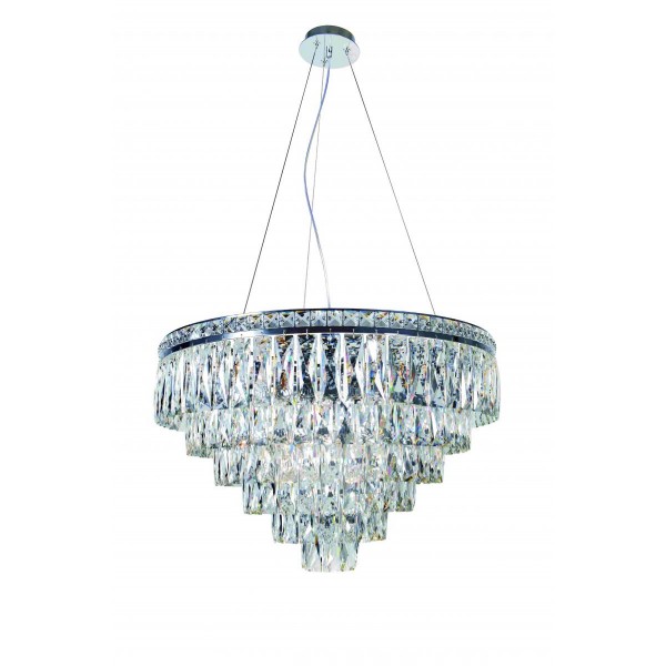 2785R/14A CHROME+CLEAR (1) Люстра NW