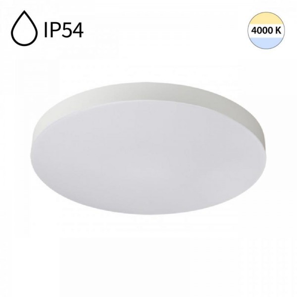 7759/24L MITRA LED SN 107 Светильник пластик/белый LED 24Вт 4000K D300 IP54 GAMMA