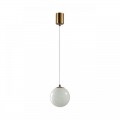 7109/1A MIDCENT ODL26 Подвесной светильник  бронзовый/белый/стекло/металл IP20 E14 5W 220-240V MAGIA