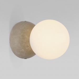 Настенный светильник из травертина 303051 травертин