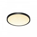7662/24L MITRA LED SN 090 Светильник пластик/белый/черный LED 24Вт 3000/4000K D300 IP40 OMEGA BLACK