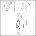 Подвесной светодиодный светильник Odeon Light L-vision Space 4875/32L