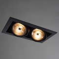 Встраиваемый светильник Arte Lamp Cardani A5935PL-2BK