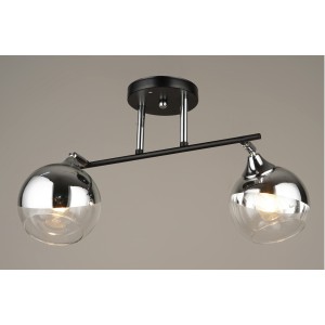 Потолочный светильник Mirastyle SX-N-8208/2 BK+CH