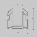 Шинопровод встраиваемый магнитный Maytoni Technical Exility Busbar TRA034MP-212S