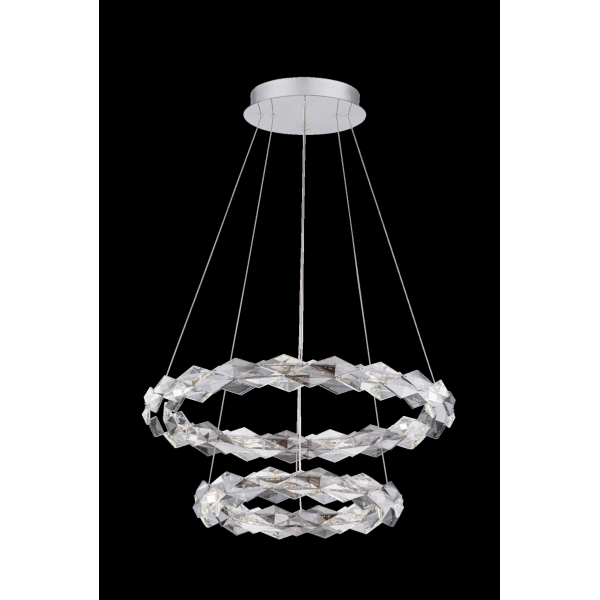 7278-6+4 CHROME+FINISH+CLEAR/SMOKY CRISTALL (1) Люстра NW