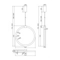 Подвесной светодиодный светильник Maytoni Anillo MOD315PL-L20CH3K