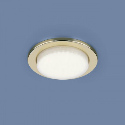 Встраиваемый светильник Elektrostandard 1035 GX53 CH золото a040749