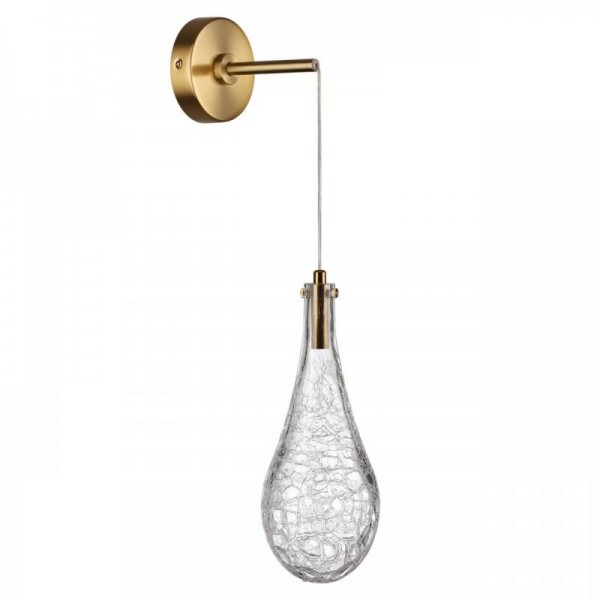 7147/5WL L-VISION ODL26 Настенный светильник  античная бронза/стекло/металл IP20 LED 4W 300Лм 3000K 180° 220V BRAID