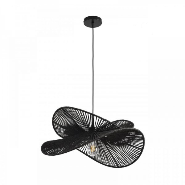 8382/1 ECO LN черный, металл/джутовый шнур Подвес E27 40W 220V ROPE