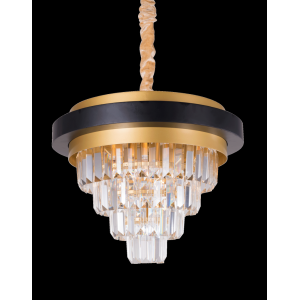 2433A/6A PT BRS+BK+CL (1) Люстра NW