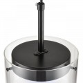 8232/1Y COMFI LN25 193 черный/прозрачный, металл/стекло Подвес LED GX70 1*10W 220V NATALINA