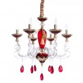 Подвесная люстра Divinare Simona 5125/10 LM-6