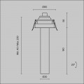 Встраиваемый светодиодный спот Maytoni Technical Focus T C140RS-L200-7W3K-B