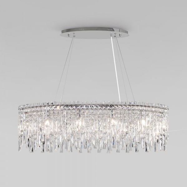 Подвесная люстра с хрусталем 60159/10 хром