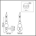 Бра Lumion Nana Moderni 8107/1W