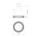 Подвесной светодиодный светильник Bogates Cliff 90373/1