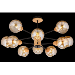 4642/10 BK+WOOD (1) Люстра (RL) 4642/10 BK+WOOD (1) Люстра (RL)