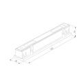 Прямой коннектор никель Elektrostandard 85008/00_система Лайн a072715
