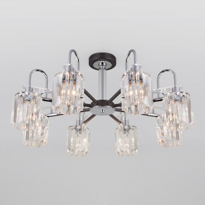 Потолочная люстра с хрусталем Smart 70090/8 графит Smart