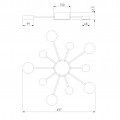 Потолочная светодиодная люстра Eurosvet Nitrino 90242/10 хром