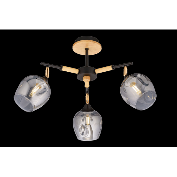 4714/3 BK+FGD (4) Люстра (RL)