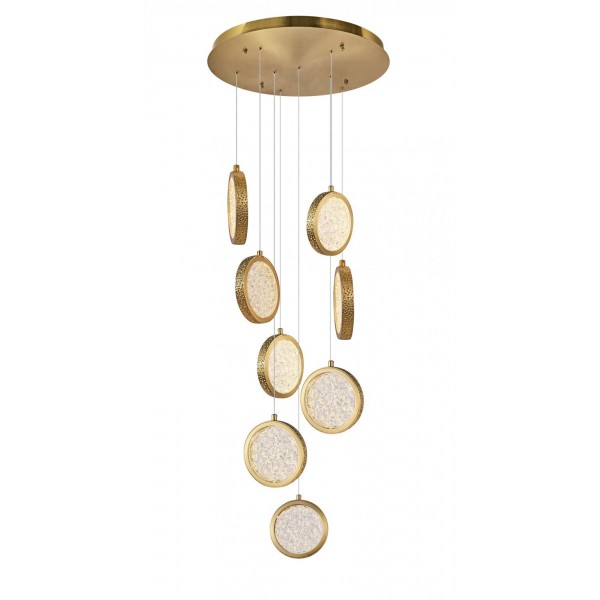 D2061-DW-8 BRASS (1) Люстра NW