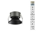 359849 WIR NT25 506 черный Светильник встраиваемый с переключателем цв. температуры IP20 LED 7W 220-240V 2700К\3200К\4000К NOVA 359849 WIR NT25 506 черный Светильник встраиваемый с переключателем цв. температуры IP20 LED 7W 220-240V 2700К\3200К\4000К NOVA