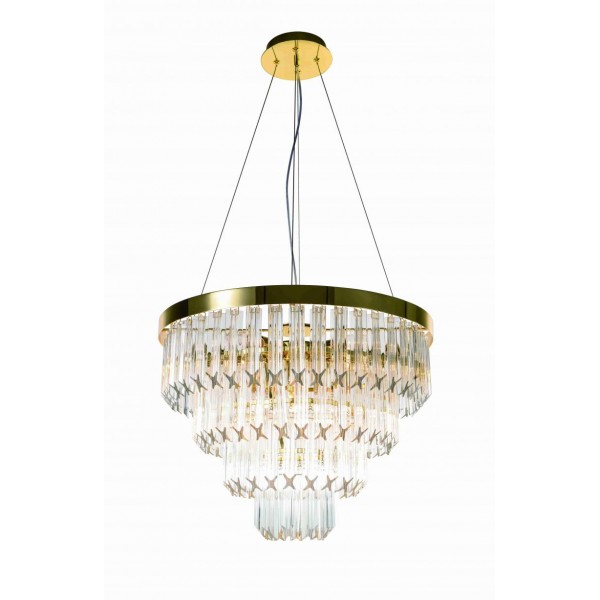 5731E/8 GOLD+CLEAR (1) Люстра NW #
