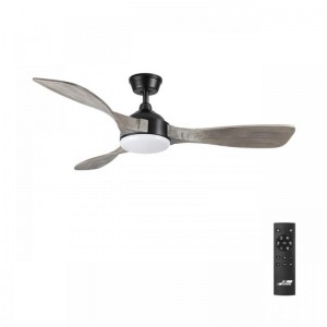 7702/24L VIVA LED SN 189 Люстра-вентилятор,  черный/серое дерево LED 24Вт 3000-6000K D1320 пульт ДУ STORM