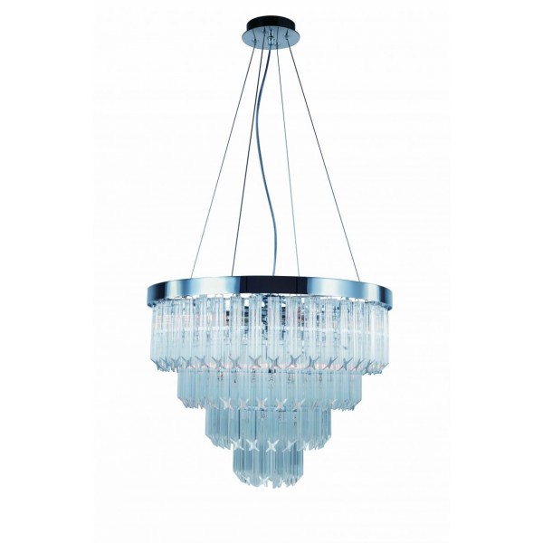 5731R/8 CHROME+CLEAR (1) Люстра NW