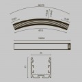 Комплектующие к светодиодной ленте Led Strip ALM-3535R-B-D-45°-1.5M