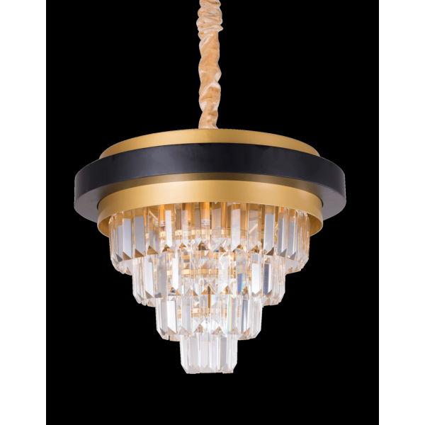 2433A/6A PT BRS+BK+CL (1) Люстра NW