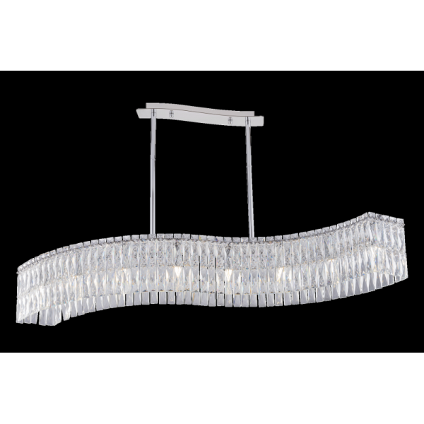 3101R/8A CHROME+CLEAR (1) Люстра NW #