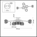 Потолочная люстра Lumion Moderni Ninette 3063/6C