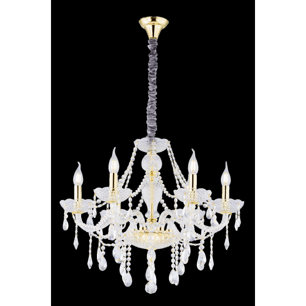 6916/6G GOLD+CLEAR LIGHT (1) Люстра NW