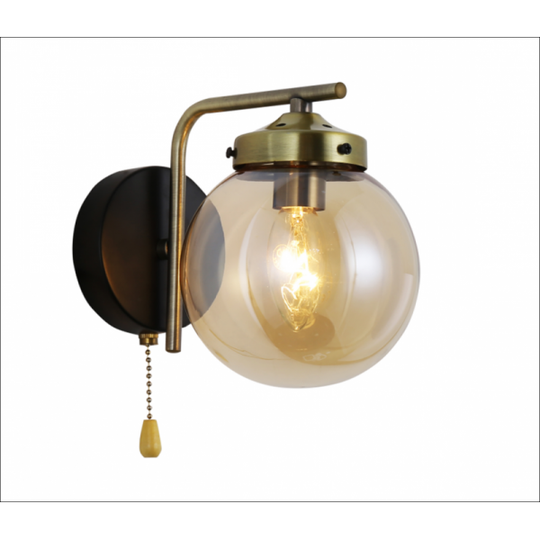74405/1W BRONZE+BLACK (4) Настенный светильник (RL)