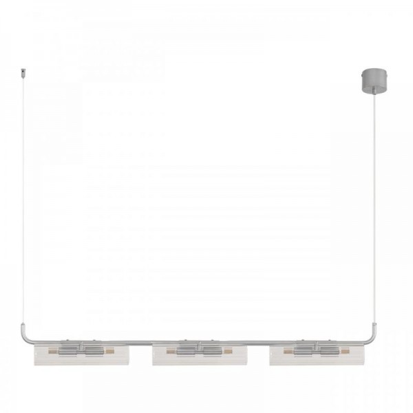 8258/6 SUSPENTIONI LN26 серебро/прозрачный, металл/стекло Подвес G9 6*20W 220V TORONTO